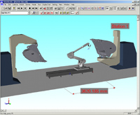 MotoSim EG机器人仿真包的图像