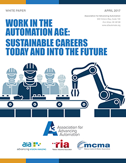 白皮书封面:自动化时代的工作:可持续职业的今天和未来