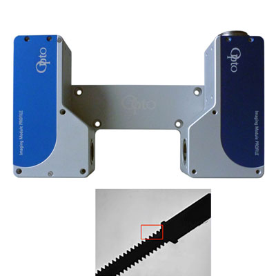 Opto的成像模块轮廓测量复杂的螺纹，孔，形状