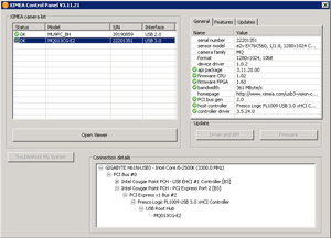 xiCOP USB3.0诊断软件与xiQ系列超紧凑型USB3.0工业相机