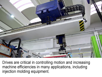 在许多应用中，驱动器是控制运动和提高机器效率的关键，包括注射成型设备。