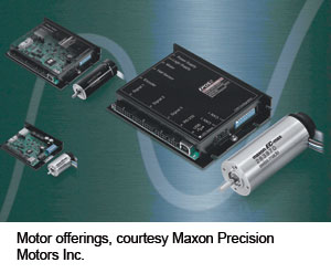电机产品，由Maxon Precision Motors Inc.提供。