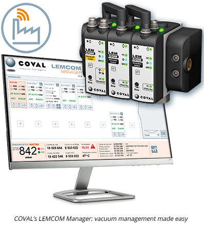 Coval的Lemcom Manager：真空管理变得简单