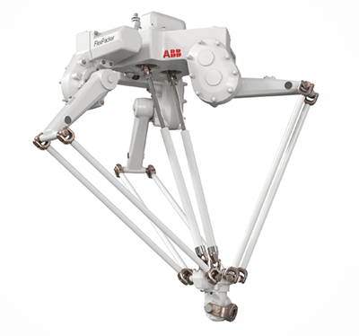 更快，更高的有效载荷和更灵活的Delta Robot，新IRB 390 Flexpackertm，支持定制包装，垂直包装和高速，高变分类以及物流和电子商务履行中心的需求拣选。